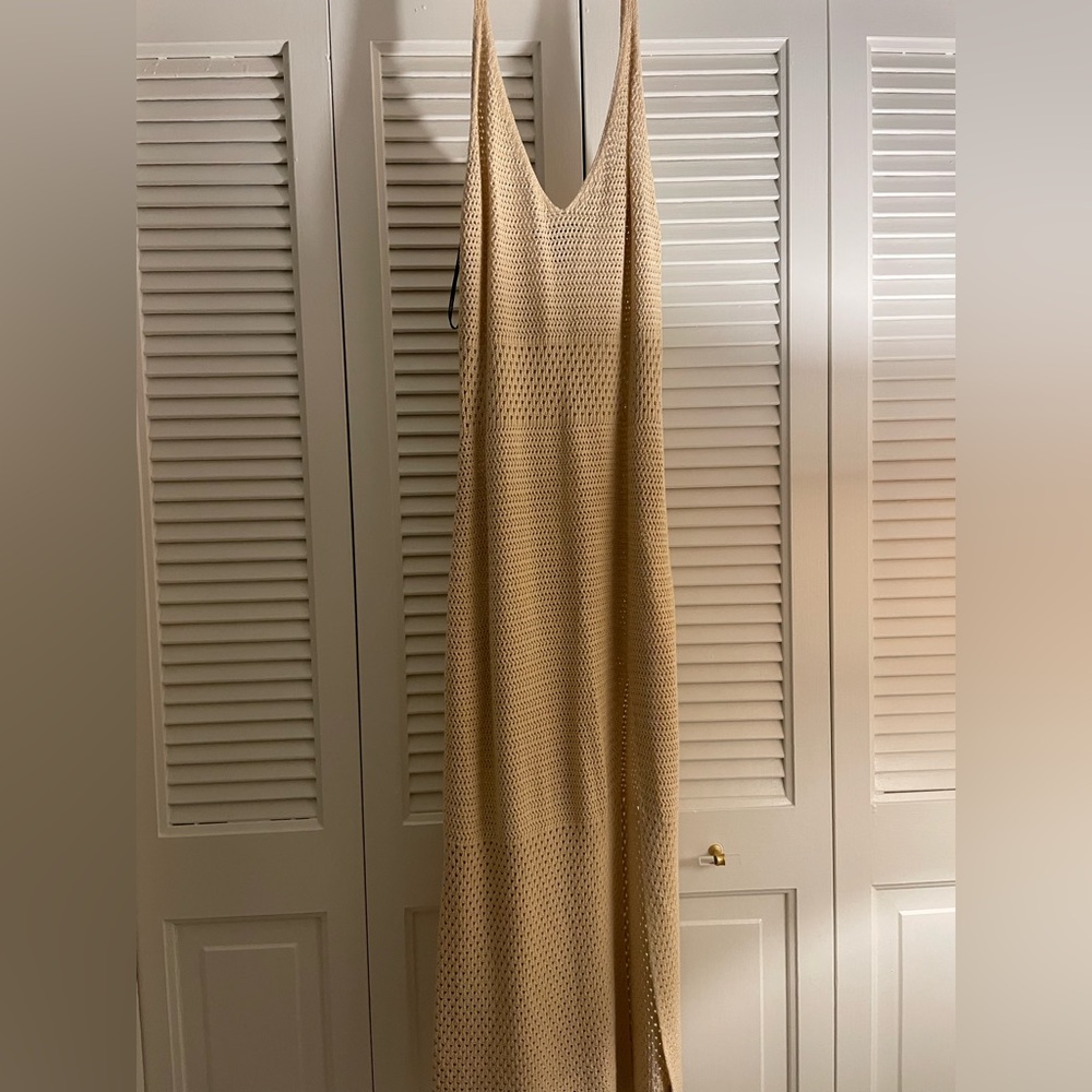 Never Worn Forever 21 Crochet Slit Dress Size S
